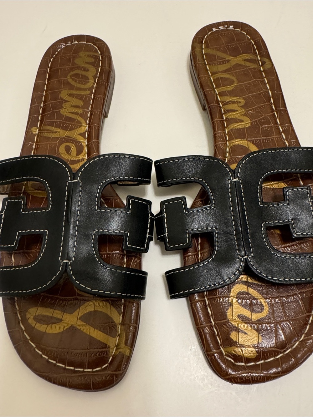 Sam Eldelman Bay slide sandals - Picture 2 of 5